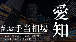 名古屋のパパ活相場！P活アプリ・顔合わせカフェも解説