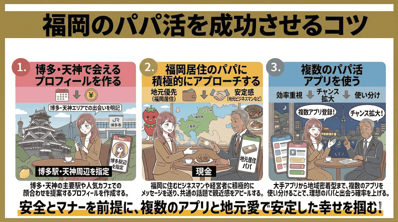 福岡のパパ活を成功させるコツ