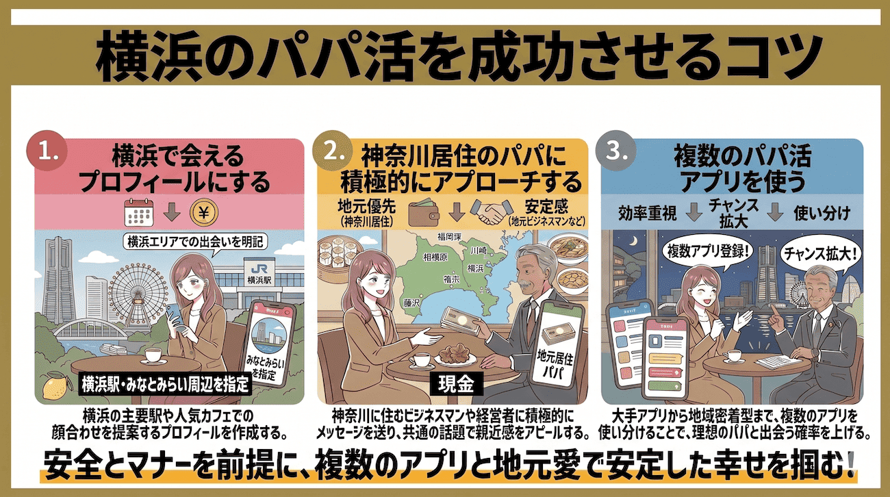 横浜のパパ活を成功させるコツ