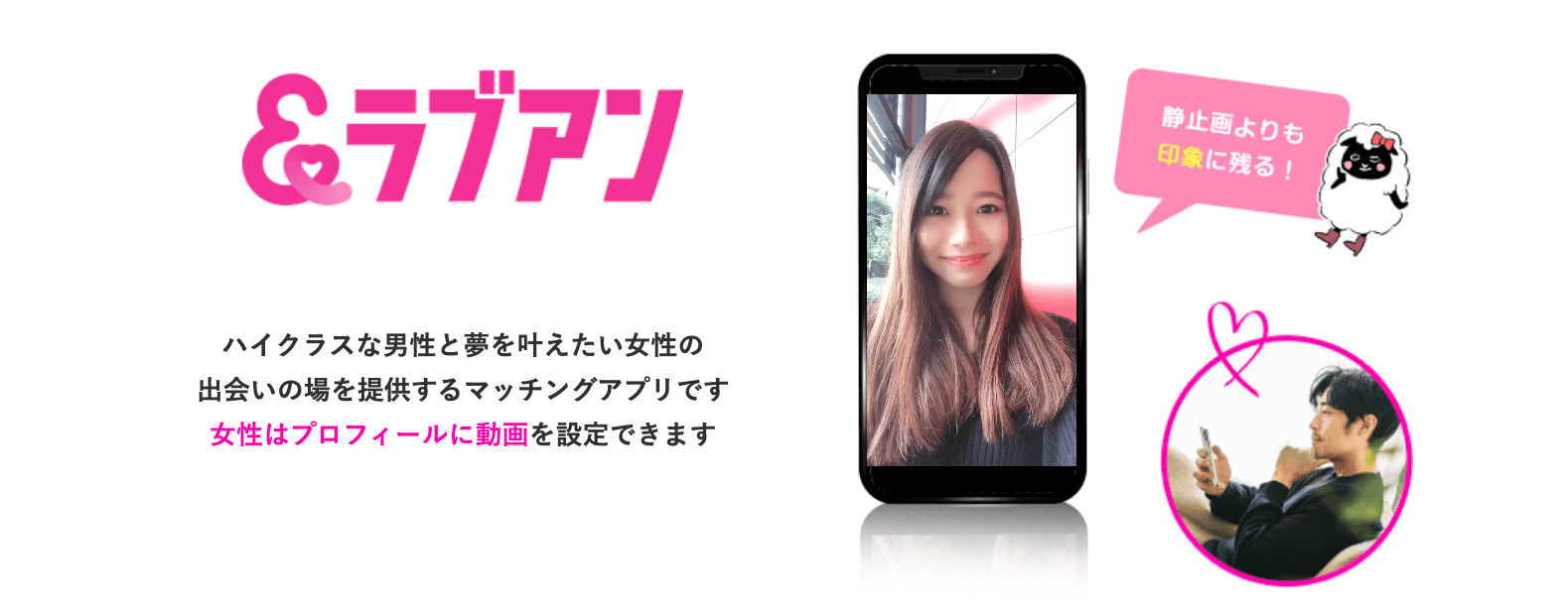 ラブアンの良い口コミ・評判｜動画プロフィールでミスマッチが少ない