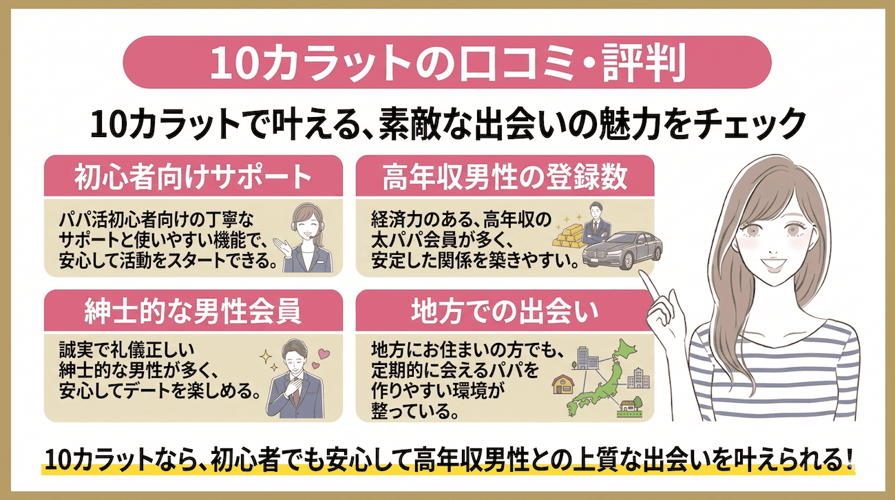10カラットの良い口コミ・評判